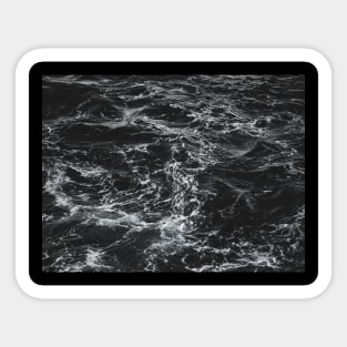 Black Waves Sticker